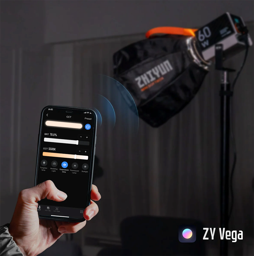 Zhiyun MOLUS G60 Bi-Color Mini:Pocket COB Monolight fiyatı